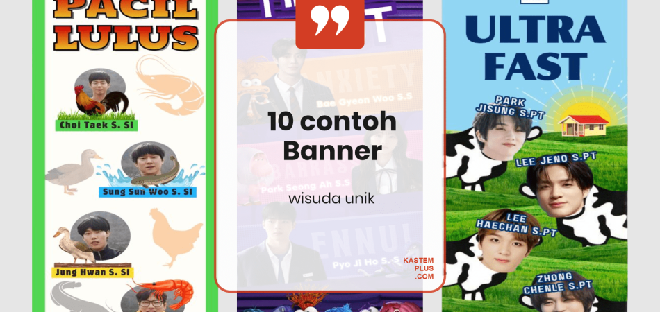 contoh banner wisuda